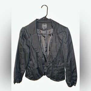 Black thin blazer